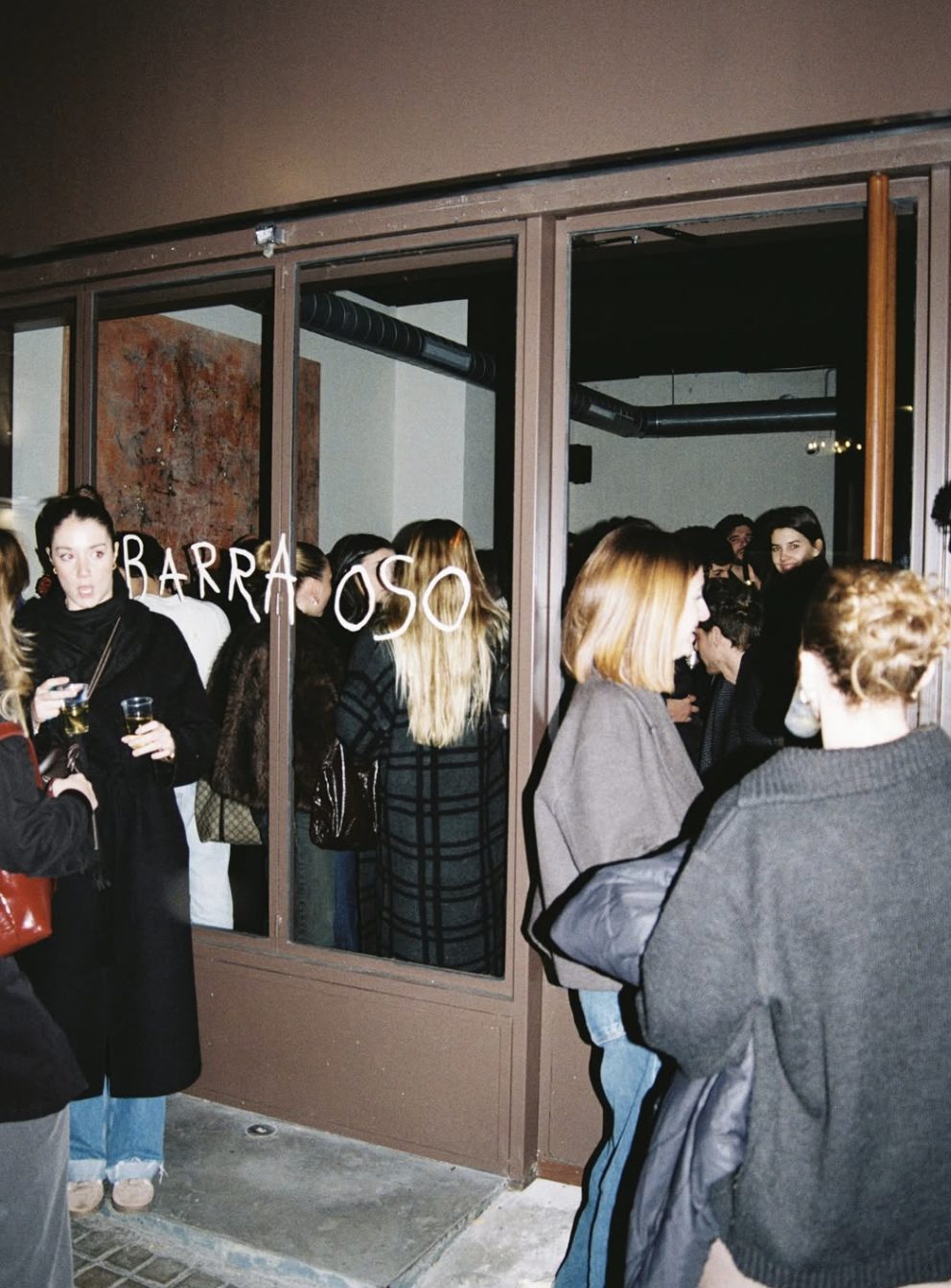 Barra Oso storefront on opening night